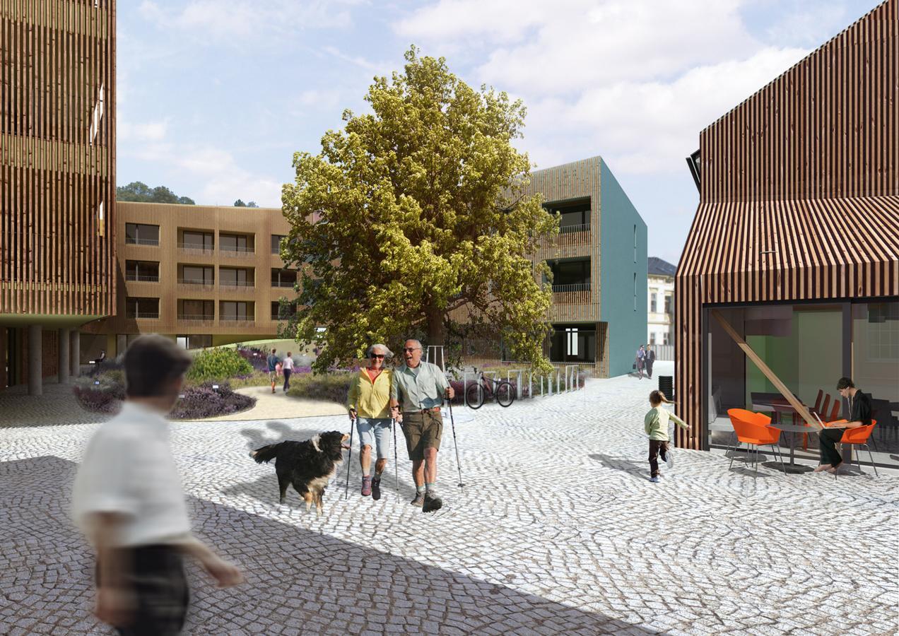 Apartman Krasna Lipa C. 1 Exteriör bild